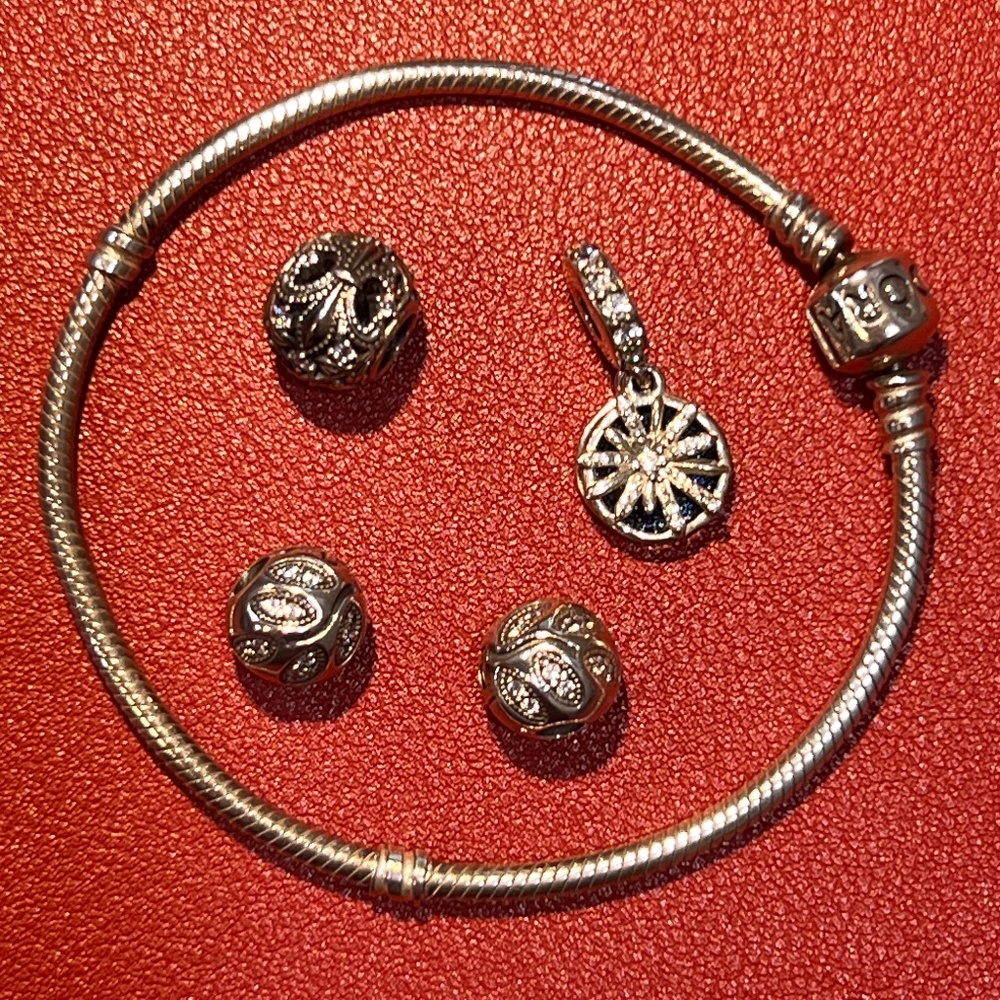 Pandora Bracelet & Charms